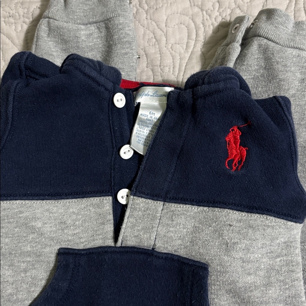 Polo Ralph Lauren sweatshirt onesie